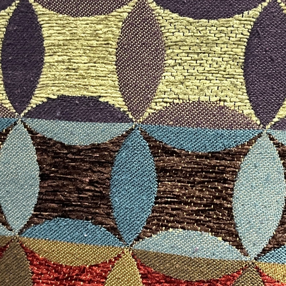 Danny K. Beverly Hills Multicolor Geometric Tapestry Tote Bag - Picture 11 of 12